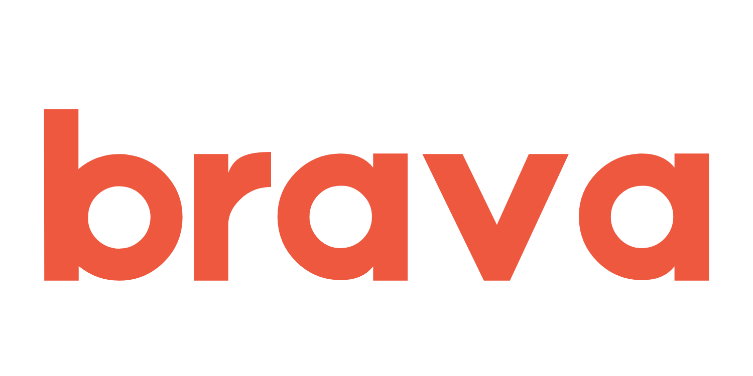 Coral Brava logo featuring a modern coral design in vibrant tones